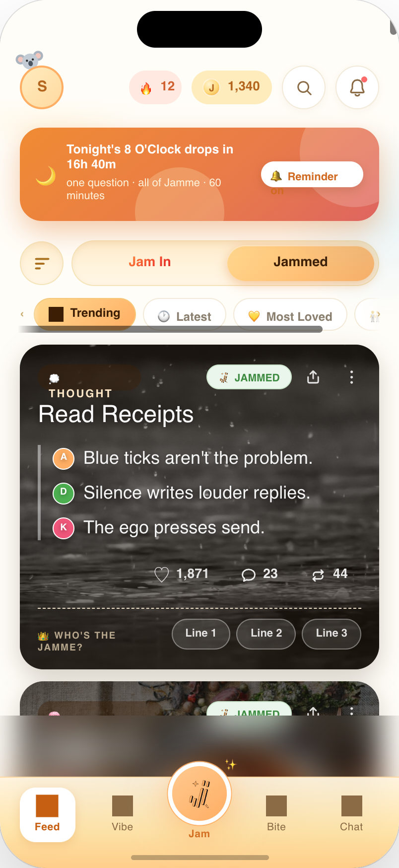 The Jammed feed